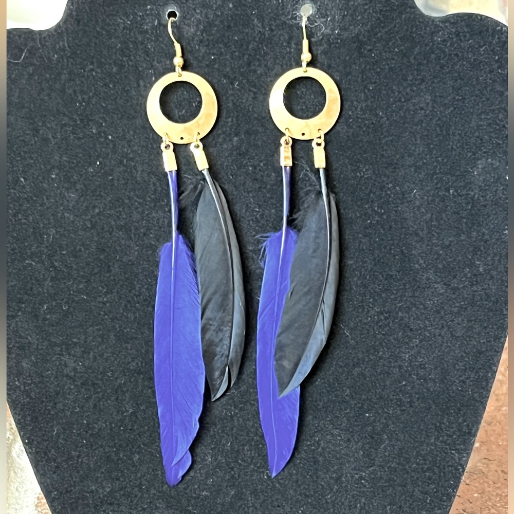 Handmade Feathers Earrings